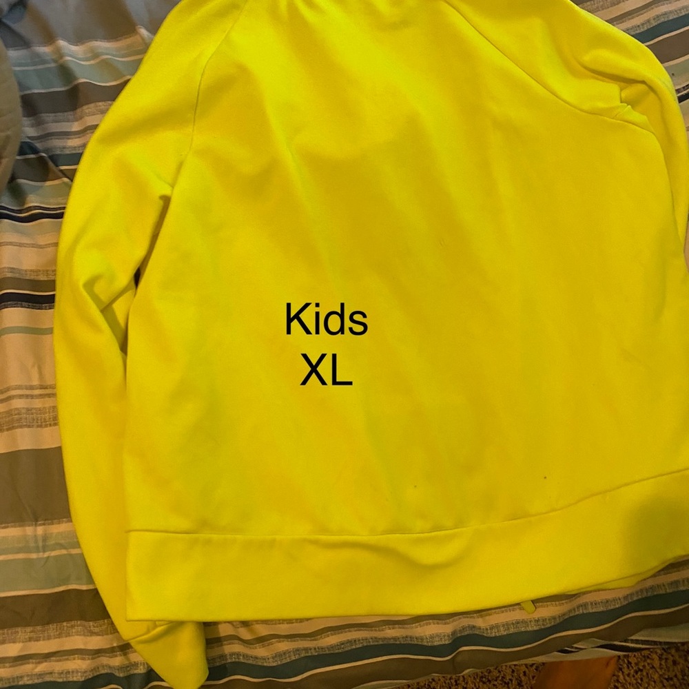 Kids yellow Nike zip up